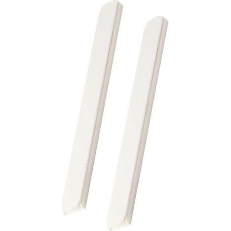CSPARKV 4 Pièces(2 paire)Glissière De Tiroir Guide De Tiroir Auto-adhésif Multifonctionnelle Remplaçable Pour Tiroirs Glissière Blanc 26.4 x 3 cm (1/5)