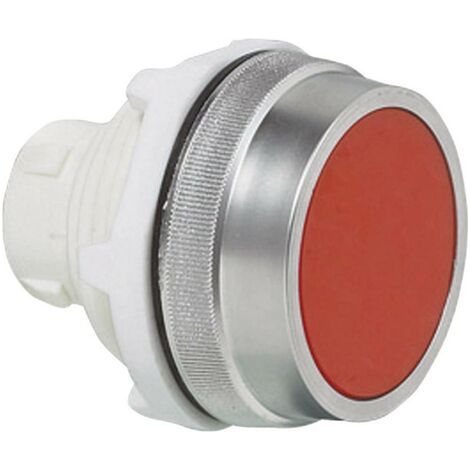 BACO 100520-RD T16AA01 Bouton-poussoir collerette plastique, chromé rouge 1 pc(s) D76962 (1/3)
