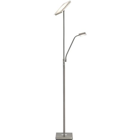 [NEUWERTIG] Lindby Sumani Led Stehleuchte Stehlampe Standleuchte Standlampe Eckig Nickel734 B-Ware