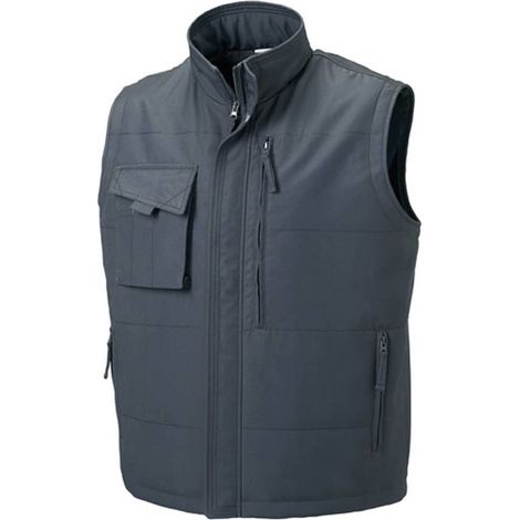 Gilet da lavoro per impieghi gravosi Russell Grigio scuro L