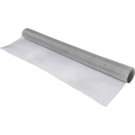 Tulle moustiquaire aluminium 100x250cm – Stable aux UV – Lavable et découpable – Excellente visibilité contre les insectes (1/3)