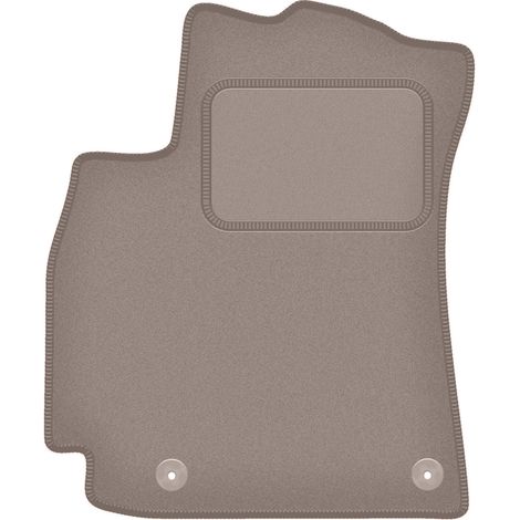 Tapis de sol en velours beige pour conducteur : Hyundai Elantra VII berline (2020-) (1/5)