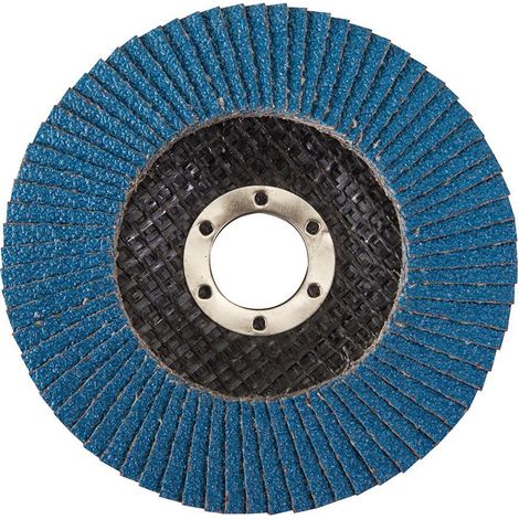 Disque à lamelles en Zirconium 115mm Silverline Grain de 40 (1/3)