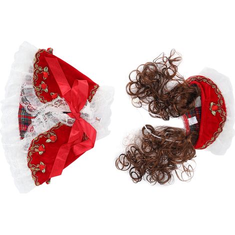Mini cape magnifique pour petits animaux de compagnie, costume pour chiens et chats, adorable cape de princesse rouge PF20 S (1/5)
