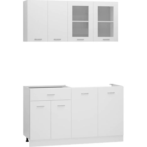 Maison Exclusive - Conjunto de armarios de cocina de 4 piezas "Ly (1/5)