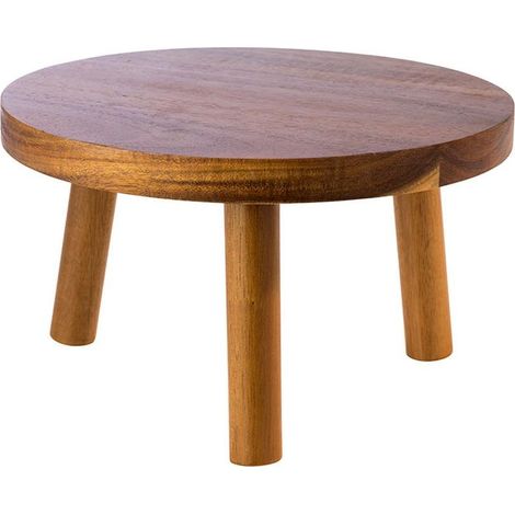 Porte-Buffet en Bois d'acacia, Ø 25 x 15 cm