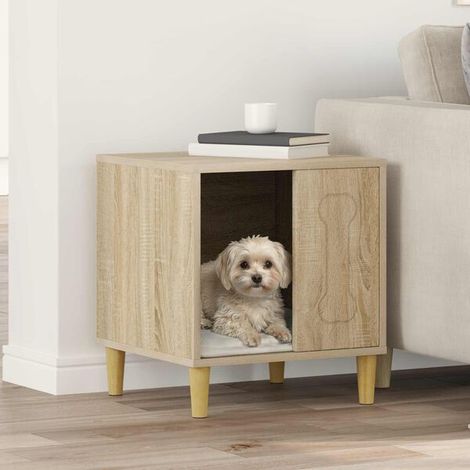 Niche pour chien Sonoma, 44 x 42 x 49 cm, en bois d'ingénierie (1/4)
