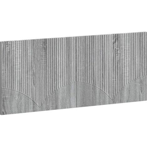 Wall-Mounted Headboard HOORN Grey Sonoma Engineered Wood vidaXL (1/5)