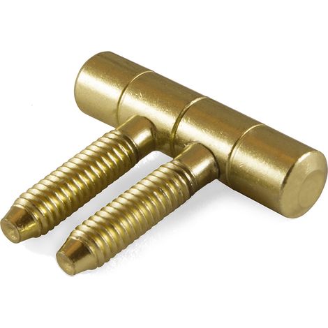 Cerniere tornite "Anuba" - Ø 14 - ottonato - 2 pz.