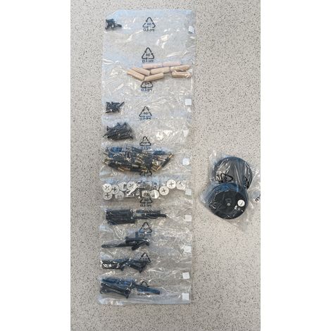 R KIT MONTAGGIO X INDUSTRIAL SCRIVANIA METAL/QUERCIA 120X60X95 CM