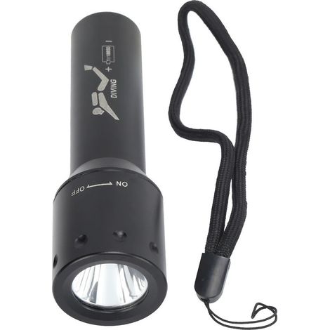 Lampe torche de Plongée D11 Puissante étanche, lampe Sous-Marine sans batterie (1/2)