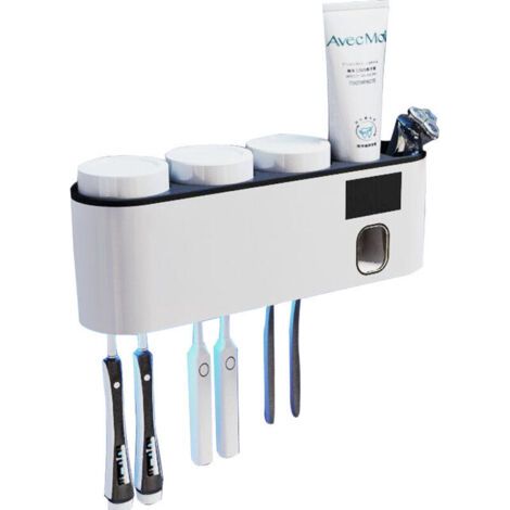 Wandmontierter elektrischer UV-Sterilisator mit Desinfektionsbürstenbecher (1/2)
