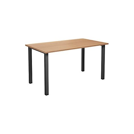 Mesa multiusos DUO-U  tablero recto  profundidad 800 mm 