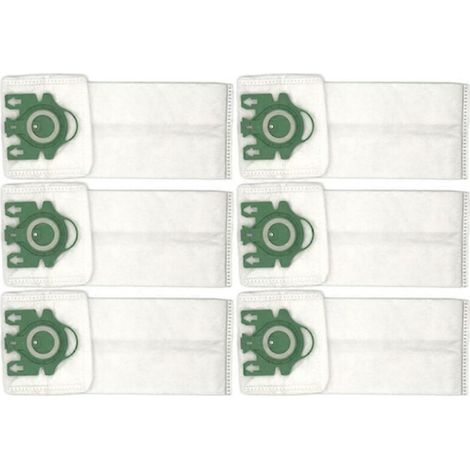 Lot de 6 sacs aspirateurs de type U compatibles avec les aspirateurs verticaux Miele S7000-S7999 et Dynamic U1 Series AirClean. (1/5)