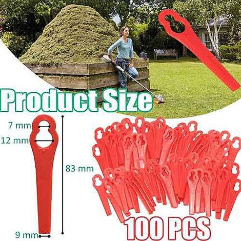 100 pieces Plastic blade set, replacement cutter blades (1/5)