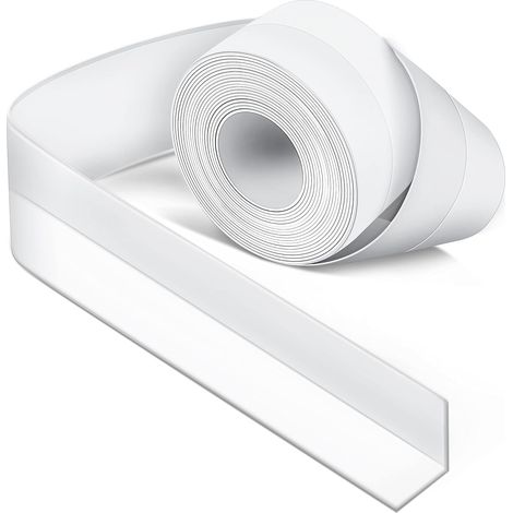 Weiße Silikon-Badezimmerdichtung, Badewannendichtung, Dichtungsband, schimmel- und wasserdicht, weiches Klebeband, geeignet für Küche, Toilette, Ecke