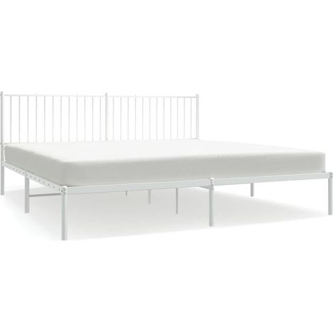 Maison Exclusive - Estructura cama sin colchón con cabecero metal (1/5)