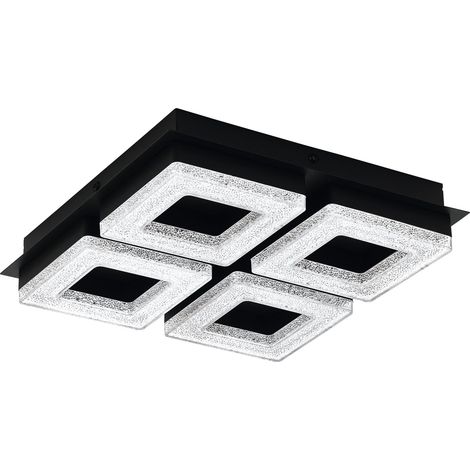 Luminaire plafonnier LED Fradelo 1 à 4 flammes, lustre effet cristal (1/5)