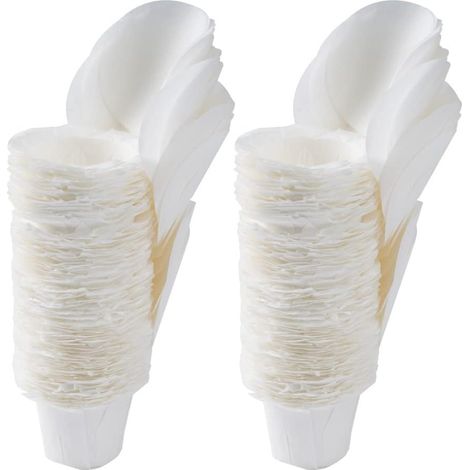 Filtros de café de papel desechables, con tapa, para cápsulas reutilizables K-cup, sobres de café K-cup (200 sobres) (1/5)