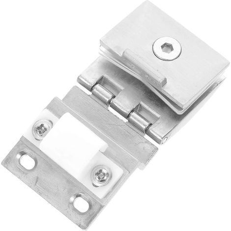 Charnière de porte vitrée en alliage de zinc pour vitrine à vin (1/5)