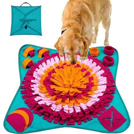 Dog Snuffle Mat, Dog Foraging Mat, Dog Training Mat, Slow Feeding Foraging Mat, Dog Snuffle Mat, Foldable Blanket