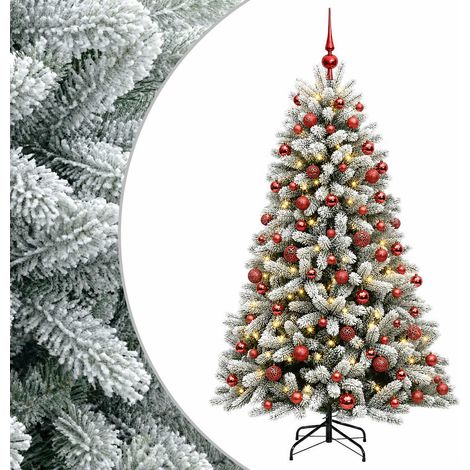 Árbol de Navidad Artificial con Adorno 180 cm 300 LED vidaXL (1/5)