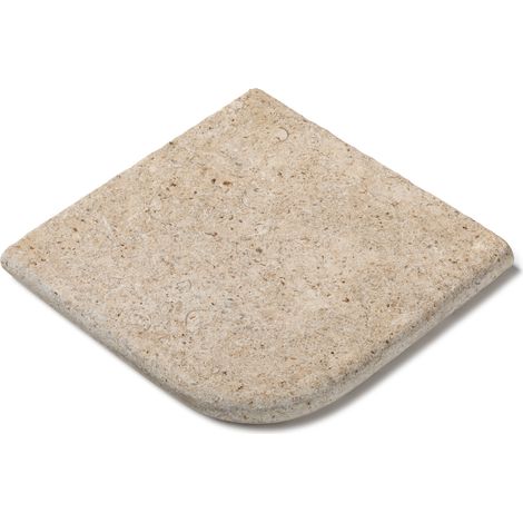 Margelle angle sortant Pierre d'Egypte Bronze 30x30x3 cm Bord  (à l'unité) - RO'MA NATURE