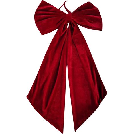 Bow Décor Velours - Pour Porte Mur Fenêtre Extérieur Intérieur - Fêtes Célébrations Décoration Événements - 1 Pièce (1/3)