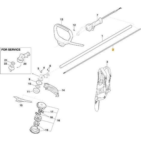 ALBERO TRASMISSIONE D. 8mm ORIGINALE STIGA - 118805086/0