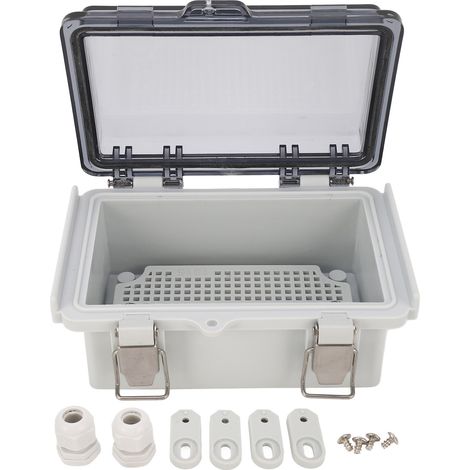Boîte de jonction électrique IP67, boîtier de projet extérieur étanche avec couvercle transparent