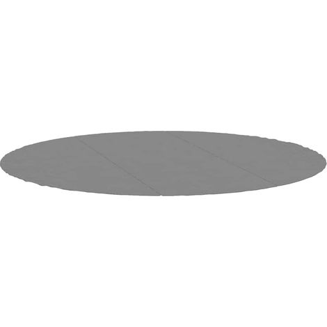 Bâche de piscine - Bâche de protection gris clair Ø396 cm géotextile polyester fr688 - Maison La Vie