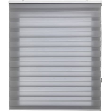 Tenda a Rullo bicolore notte e giorno PURLINE VELIRA160x250GRIS