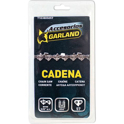 Kette für Kettensäge 57 Glieder 3/8 BP 0,050 Garland