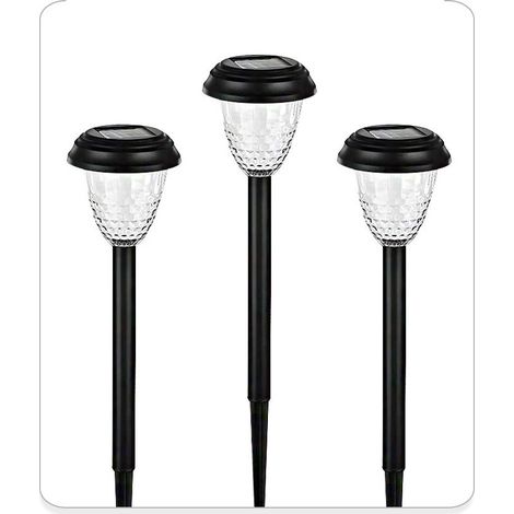 (Set mit 3 Stück) Solarleuchten für den Außenbereich, geeignet für Terrassen, Rasenflächen, Höfe und die Gartengestaltung. (1/5)