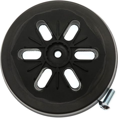 Tray of sanding of 150 mm - For ponceuse excentrique Bosch GEX 150 AC, PEX 15 AE, GEX 150 Turbo - 150 mm with screw Poweka (1/5)