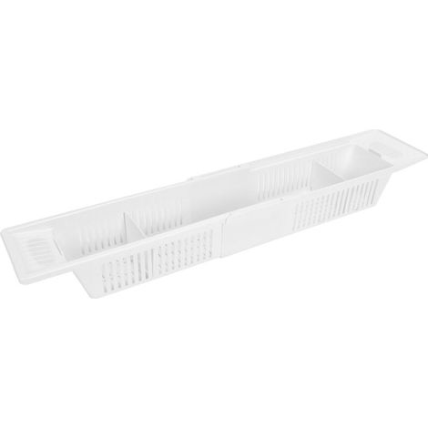 Panier de rangement pliable pour baignoire, mallette de rangement pour shampoing et gel douche dans la salle de bain (1/4)