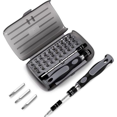 Juego de destornilladores de precisión 32 en 1, mini destornillador magnético, kit de reparación para PC, tablet, portátil, gafas (1/5)