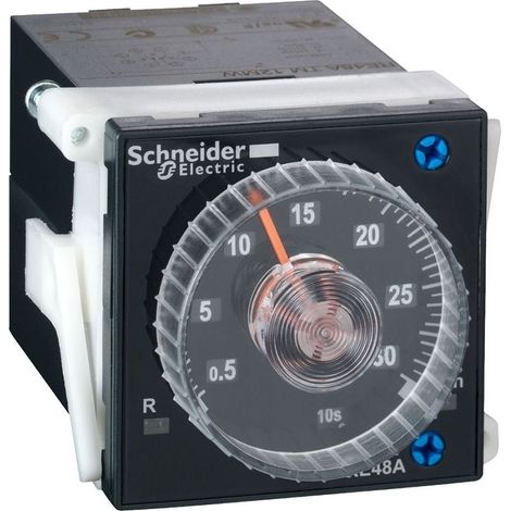 Relè temporizzatore di lavoro 0,02s a 300h 24-240Vca 2CO - RE48ATM12MW