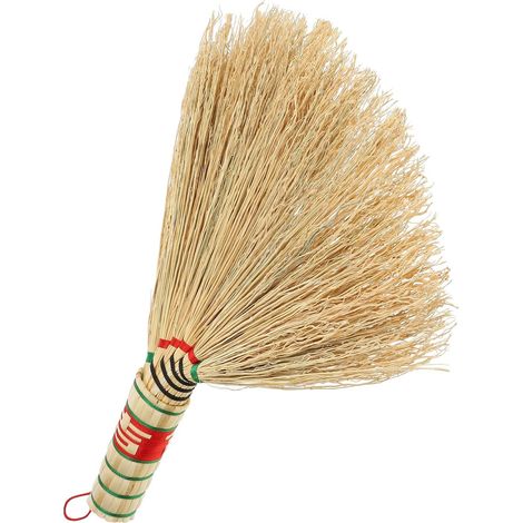 Balai Fait Main Mini Balai de Bureau en Sorgho Naturel pour Maison Nettoyage Lit et Comptoir (1/5)