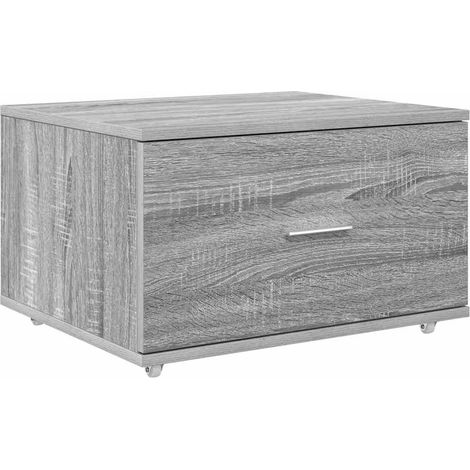 Maison Exclusive - Cajonera con rueda Gris Sonoma 55 x 45 x 31 cm