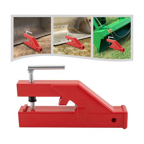 Clamp On Tractor Hitch Bucket Trailer Receiver Ball Mount Tow Attachment 2" (1/5)