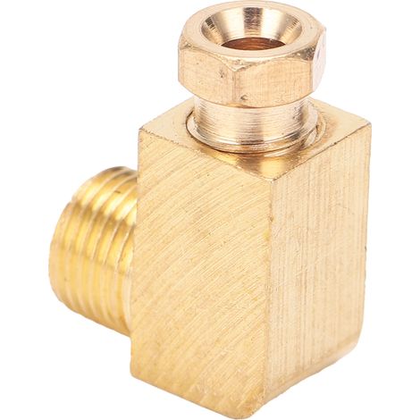 Coude en laiton PL410, raccord rectangulaire pour tuyauterie, adaptateur de connexion pour tubes (1/5)