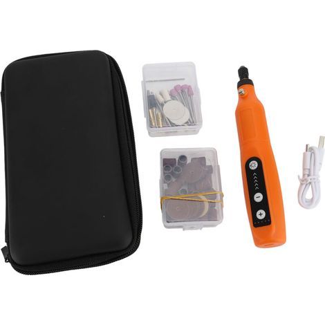 5V Multifunctional Rotary Tool, Cordless Rotary Tool Kit, 5-Speed Portable Grinder with Powerful Electric Design and Compact, Lightweight Design for Engraving (1/3)
