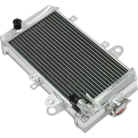 Radiateur en aluminium, conçu pour Yamaha Raptor 700 de 2013 à 2020, réservoirs soudés TIG, construction brasée sous vide, dissipation de chaleur optimisée, matériau en aluminium durable (1/5)