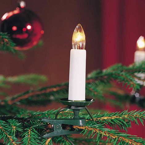 Konstsmide LED Christbaumkerze Weihnachtsdeko 35 LEDs