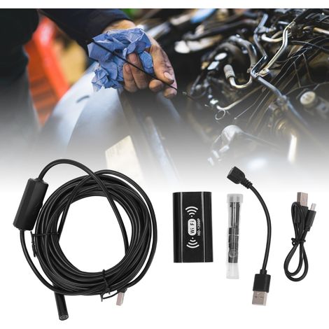 WiFi F130 8mm kabelgebundenes Endoskop, hochauflösende wasserdichte Sonde, 2m Industrie-Endoskop (1/5)
