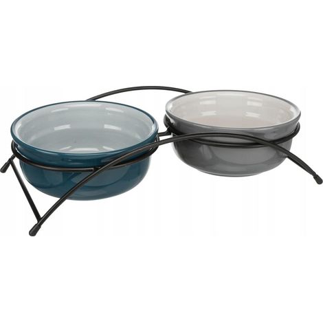 Trixie Keramiknapf-Set blau 1,6L