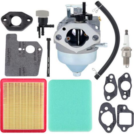 Carburador con junta + kit de filtro de aire compatible con Honda GCV160, GCV160A, GCV160LA, GCV160LA0, S3A, NH1