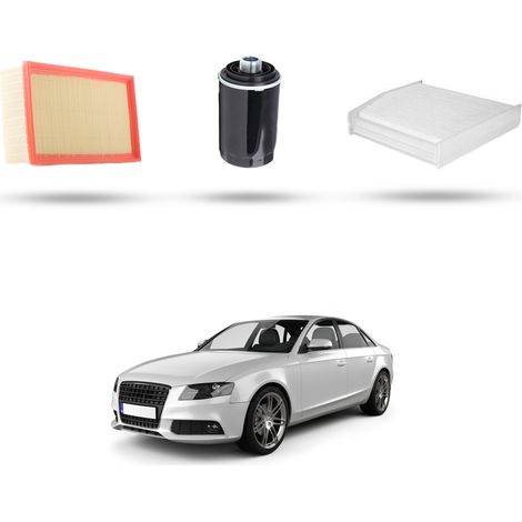 Kit Tagliando 3 filtri compatibile con Audi A4 (B8) 1.8 tfsi 118kw dal 2007 al 2012 (1/5)