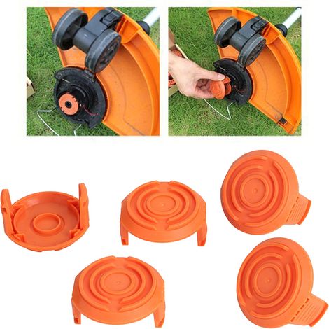 Lot de 5 capuchons de rechange pour bobine de coupe-bordures Worx WA0010 (1/5)
